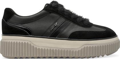 ΓΥΝΑΙΚΕΙΑ ΑΝΑΤΟΜΙΚΑ ΔΕΡΜΑΤΙΝΑ SNEAKERS 1-23753-45 003 ΜΑΥΡΑ TAMARIS