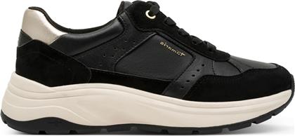 ΓΥΝΑΙΚΕΙΑ ΑΝΑΤΟΜΙΚΑ ΔΕΡΜΑΤΙΝΑ SNEAKERS 1-23772-45 098 ΜΑΥΡΑ TAMARIS