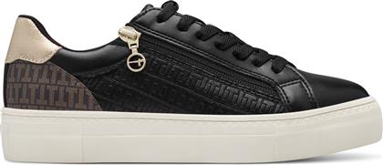ΓΥΝΑΙΚΕΙΑ ΑΝΑΤΟΜΙΚΑ SNEAKERS 1-23313-41 048 ΜΑΥΡΟ/ΧΡΥΣΟ TAMARIS