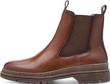 ΓΥΝΑΙΚΕΙΑ ΔΕΡΜΑΤΙΝΑ ΜΠΟΤΑΚΙΑ CHELSEA ΜΟΝΟΧΡΩΜΑ - 1-25436-41 ΚΑΦΕ TAMARIS