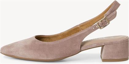 ΓΥΝΑΙΚΕΙΑ SLINGBACKS ΜΟΝΟΧΡΩΜΑ SUEDE - 1-29500-42 ΚΑΦΕ ΑΝΟΙΧΤΟ TAMARIS από το NOTOS