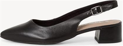 ΓΥΝΑΙΚΕΙΑ SLINGBACKS ΜΟΝΟΧΡΩΜΑ SUEDE - 1-29500-42 ΜΑΥΡΟ TAMARIS