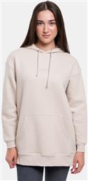 LOOSE HOODIE SIDE SLITS FLEECE ''JOYFUL'' (9000190197-109) TARGET