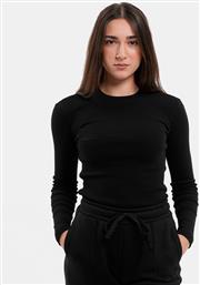 T SHIRT LONG SLEEVE RIB 2X1 COTTON (9000190192-001) TARGET