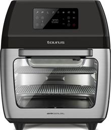 DIGITAL GRILL AF1700DX ΜΕ ΠΟΡΤΑ 1700 W 12 L INOX ΦΡΙΤΕΖΑ ΑΕΡΟΣ TAURUS