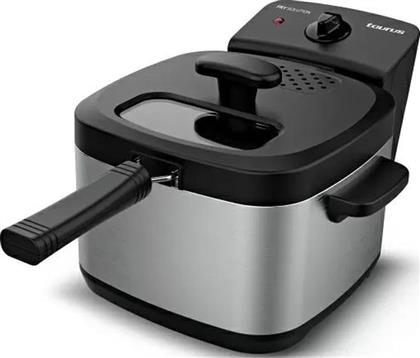 FRY SOLUTION ΜΕ ΚΑΠΑΚΙ 2000 W 1.5 L INOX ΦΡΙΤΕΖΑ ΛΑΔΙΟΥ TAURUS