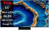 TV 55C805 55'' MINI-LED QLED 144HZ 4K UHD SMART WIFI GOOGLE TV TCL