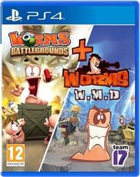 WORMS BATTLEGROUNDS WORMS W.M.D. DOUBLE PACK - PS4 TEAM17