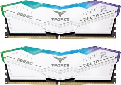 T-FORCE DELTA DDR5 3200 2X16GB C38 RGB WHITE ΚΑΡΤΑ MΝΗΜΗΣ TEAMGROUP