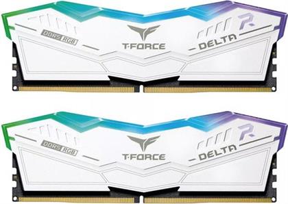 T-FORCE DELTA DDR5 5600 2X16GB C36 RGB WHITE ΚΑΡΤΑ MΝΗΜΗΣ TEAMGROUP