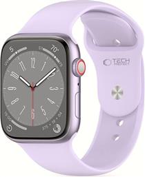 ΛΟΥΡΑΚΙ APPLE WATCH SE/10/9/8/7/6/5/4 (42/41/40MM) - SILICONE ΣΙΛΙΚΟΝΗΣ - ELEGANT PURPLE (5906302310135) TECH PROTECT