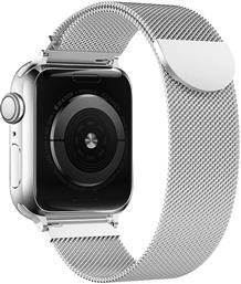 ΛΟΥΡΑΚΙ MILANESEBAND ΓΙΑ APPLE WATCH 49/46/45/44MM - SILVER TECH PROTECT