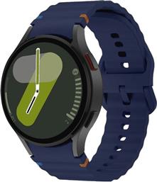 ΛΟΥΡΑΚΙ SAMSUNG GALAXY WATCH FE / 7 / 6 / CLASSIC 6 / 5 / 5 PRO / 4 / CLASSIC 4 (47/46/45/44/43/42/40MM) - SILICONE SPORT ΣΙΛΙΚΟΝΗΣ - NAVY BLUE (5906302313433) TECH PROTECT