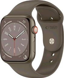 SILICONE - ΛΟΥΡΑΚΙ ΣΙΛΙΚΟΝΗΣ APPLE WATCH ULTRA2/ULTRA1/SE/10/9/8/7/6/5/4 (49/46/45/44MM) - CLAY (5906302310036) TECH PROTECT