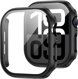 ΘΗΚΗ APPLE WATCH 10 42MM - DEFENCE360 ΜΕ TEMPERED GLASS - BLACK (5906302376544) TECH PROTECT