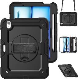 ΘΗΚΗ TABLET APPLE IPAD AIR 6TH GEN 11 2024 - SOLID 360 ΑΝΘΕΚΤΙΚΗ ΘΗΚΗ ΜΕ ΛΑΒΗ - BLACK TECH PROTECT