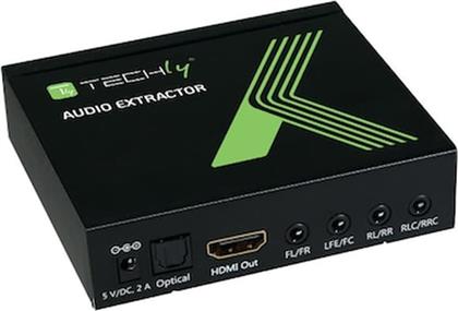 HDMI EXTENDER AUDIO-EXTRACTOR LPCM 7.1 4K, UHD, 3D TECHLY