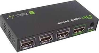 NETWORK SWITCH HDMI 4K, UHD, 3D, TECHLY