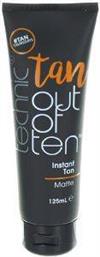 TAN OUT OF TEN WASH OFF INSTANT TAN MATTE TECHNIC