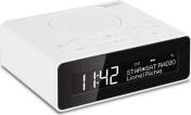 DIGITRADIO 51 DAB+/FM CLOCK RADIO WITH TWO INDEPENDENT ALARMS WHITE TECHNISAT