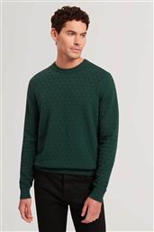 ΑΝΔΡΙΚΟ ΠΟΥΛΟΒΕΡ ΜΕ ALL-OVER T TEXTURE SLIM FIT ''SAINSY'' - 281539 ΧΑΚΙ TED BAKER