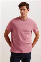 ΑΝΔΡΙΚΟ T-SHIRT ΜΟΝΟΧΡΩΜΟ ''WISKIN'' - 276320 ΣΑΠΙΟ ΜΗΛΟ TED BAKER