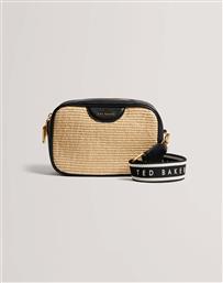 BARDAS WEBBING FAUX RAFFIA CAMERA CROSSBODY BAG (ΔΙΑΣΤΑΣΕΙΣ: 21 X 15 X 6ΕΚ.) TED BAKER