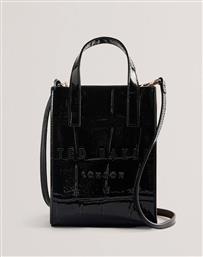 GATOCON CROC EFFECT MINI ICON BAG (ΔΙΑΣΤΑΣΕΙΣ: 14 X 18 X 5ΕΚ.) TED BAKER