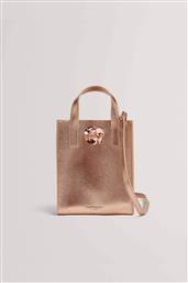 ΓΥΝΑΙΚΕΙΑ ΤΣΑΝΤΑ ΧΕΙΡΟΣ ΜΕ ΜΕΤΑΛΛΙΚΟ ΛΟΥΛΟΥΔΙ ''ROSARI'' - 282267 ΡΟΖ TED BAKER