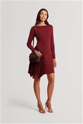 ΓΥΝΑΙΚΕΙΟ MINI ΦΟΡΕΜΑ ΜΕ ΠΛΙΣΕ ΣΧΕΔΙΟ ''NALREE'' - 281881 ΜΠΟΡΝΤΟ TED BAKER