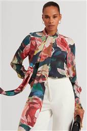 ΓΥΝΑΙΚΕΙΟ ΠΟΥΚΑΜΙΣΟ ΜΕ FLORAL PRINT ''ARAGA'' - 282159 ΜΠΛΕ ΣΚΟΥΡΟ TED BAKER