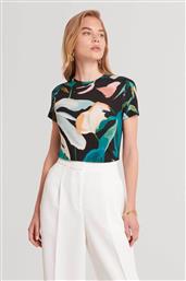 ΓΥΝΑΙΚΕΙΟ T-SHIRT ΜΕ FLORAL PRINT ''HAIILEY'' - 280394 ΜΑΥΡΟ TED BAKER