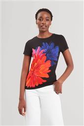 ΓΥΝΑΙΚΕΙΟ T-SHIRT ΜΕ FLORAL PRINT ''RICCIA'' - 281483 ΜΑΥΡΟ TED BAKER