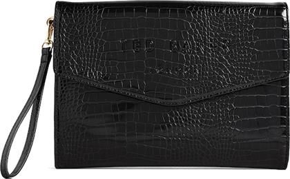 ΓΥΝΑΙΚΕΙΟΣ ΦΑΚΕΛΟΣ CROCEY 281714 ΜΑΥΡΟ ΚΡΟΚΟ TED BAKER