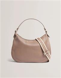 LYSHIA WEBBING LARGE LEATHER HOBO BAG TED BAKER