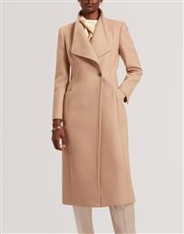 MINDEE DOUBLE FACED WOOL LONG SCULPTED WRAP COAT TED BAKER