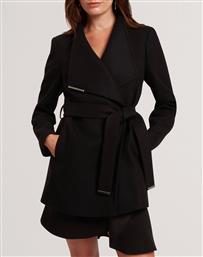 ROSESS SHORT BELTED WOOL WRAP COAT TED BAKER