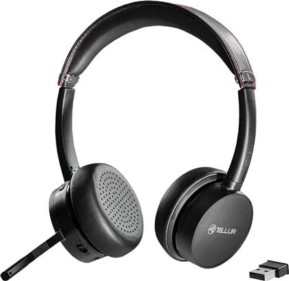 VOICE PRO WIRELESS HEADSET - ΕΠΑΓΓΕΛΜΑΤΙΚΑ ΑΣΥΡΜΑΤΑ ΑΚΟΥΣΤΙΚΑ - ΣΕ ΜΑΥΡΟ ΧΡΩΜΑ TELLUR από το PUBLIC