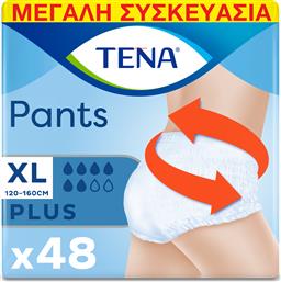 ΕΣΩΡΟΥΧΑ ΑΚΡΑΤΕΙΑΣ PANTS PLUS X-LARGE (4X12ΤΕΜ) TENA