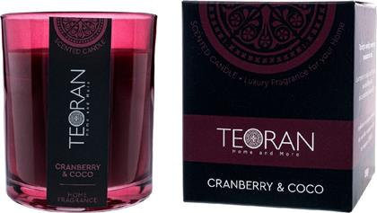 ΑΡΩΜΑΤΙΚΟ ΚΕΡΙ CRANBERRY COCO ΣΤΡΟΓΓΥΛΟ 130ΓΡ TEORAN από το AITHRIO