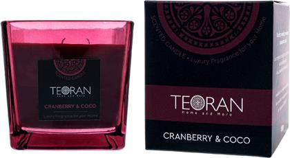 ΑΡΩΜΑΤΙΚΟ ΚΕΡΙ CRANBERRY COCO ΤΕΤΡΑΓΩΝΟ 210 ΓΡ TEORAN