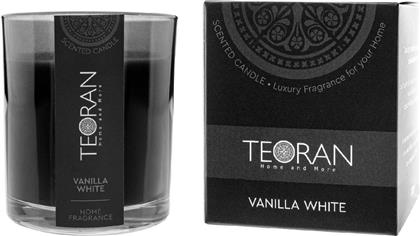 ΑΡΩΜΑΤΙΚΟ ΚΕΡΙ VANILLA WHITE ΣΤΡΟΓΓΥΛΟ 130ΓΡ TEORAN