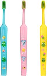 GOOD MINI EXTRA SOFT TOOTHBRUSH BOLIBOMPA 0-3 YEARS ΟΔΟΝΤΟΒΟΥΡΤΣΑ ΜΕ ΠΟΛΥ ΜΑΛΑΚΕΣ ΙΝΕΣ & ΠΟΛΥ ΜΙΚΡΗ ΚΕΦΑΛΗ ΓΙΑ ΒΡΕΦΗ - ΝΗΠΙΑ 3 ΤΕΜΑΧΙΑ - ΓΑΛΑΖΙΟ / ΡΟΖ / ΚΙΤΡΙΝΟ TEPE