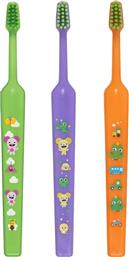 GOOD MINI EXTRA SOFT TOOTHBRUSH BOLIBOMPA 0-3 YEARS ΟΔΟΝΤΟΒΟΥΡΤΣΑ ΜΕ ΠΟΛΥ ΜΑΛΑΚΕΣ ΙΝΕΣ & ΠΟΛΥ ΜΙΚΡΗ ΚΕΦΑΛΗ ΓΙΑ ΒΡΕΦΗ - ΝΗΠΙΑ 3 ΤΕΜΑΧΙΑ - ΠΡΑΣΙΝΟ / ΜΩΒ / ΠΟΡΤΟΚΑΛΙ TEPE