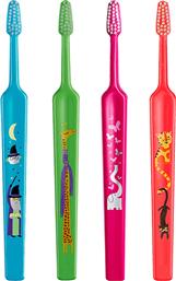 KIDS EXTRA SOFT TOOTHBRUSH 0-3 YEARS ΟΔΟΝΤΟΒΟΥΡΤΣΑ ΜΕ ΜΙΚΡΗ ΚΩΝΙΚΗ ΚΕΦΑΛΗ & ΠΟΛΥ ΜΑΛΑΚΕΣ ΙΝΕΣ ΚΑΤΑΛΛΗΛΗ ΓΙΑ ΤΑ ΠΡΩΤΑ ΔΟΝΤΙΑ 4 ΤΕΜΑΧΙΑ - MULTICOLOR 4 TEPE