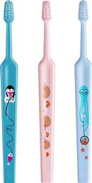 KIDS MINI EXTRA SOFT TOOTHBRUSH 0-3 YEARS ΟΔΟΝΤΟΒΟΥΡΤΣΑ ΜΕ ΜΙΚΡΗ ΚΩΝΙΚΗ ΚΕΦΑΛΗ & ΠΟΛΥ ΜΑΛΑΚΕΣ ΙΝΕΣ ΚΑΤΑΛΛΗΛΗ ΓΙΑ ΤΑ ΠΡΩΤΑ ΔΟΝΤΙΑ 3 ΤΕΜΑΧΙΑ, ΜΠΛΕ / ΓΑΛΑΖΙΟ / ΡΟΖ TEPE