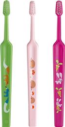 KIDS MINI EXTRA SOFT TOOTHBRUSH 0-3 YEARS ΟΔΟΝΤΟΒΟΥΡΤΣΑ ΜΕ ΜΙΚΡΗ ΚΩΝΙΚΗ ΚΕΦΑΛΗ & ΠΟΛΥ ΜΑΛΑΚΕΣ ΙΝΕΣ ΚΑΤΑΛΛΗΛΗ ΓΙΑ ΤΑ ΠΡΩΤΑ ΔΟΝΤΙΑ 3 ΤΕΜΑΧΙΑ, ΠΡΑΣΙΝΟ / ΡΟΖ / ΦΟΥΞΙΑ TEPE από το PHARM24