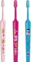 KIDS MINI EXTRA SOFT TOOTHBRUSH 0-3 YEARS ΟΔΟΝΤΟΒΟΥΡΤΣΑ ΜΕ ΜΙΚΡΗ ΚΩΝΙΚΗ ΚΕΦΑΛΗ & ΠΟΛΥ ΜΑΛΑΚΕΣ ΙΝΕΣ ΚΑΤΑΛΛΗΛΗ ΓΙΑ ΤΑ ΠΡΩΤΑ ΔΟΝΤΙΑ 3 ΤΕΜΑΧΙΑ, ΡΟΖ / ΦΟΥΞΙΑ / ΜΠΛΕ TEPE