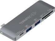 283005 CONNECT C7 USB TYPE-C ADAPTER WITH USB TYPE-C CARD READER AND 2X USB 3.0 TERRATEC από το e-SHOP