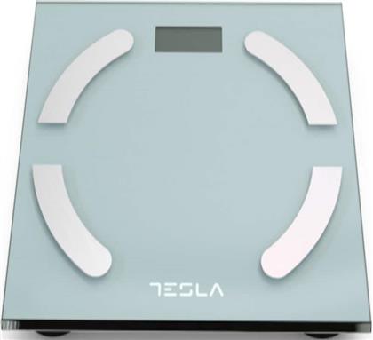 ΨΗΦΙΑΚΗ ΖΥΓΑΡΙΑ ΣΩΜΑΤΟΣ BS301WX ΛΕΥΚΗ/INOX TESLA